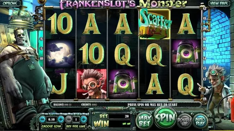 Frankenslot’s Monster BetSoft Slot Game released in March 2016 - Free Spins