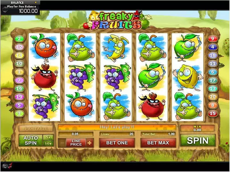Freaky Fruits GamesOS Slot Game released in   - Second Screen Game