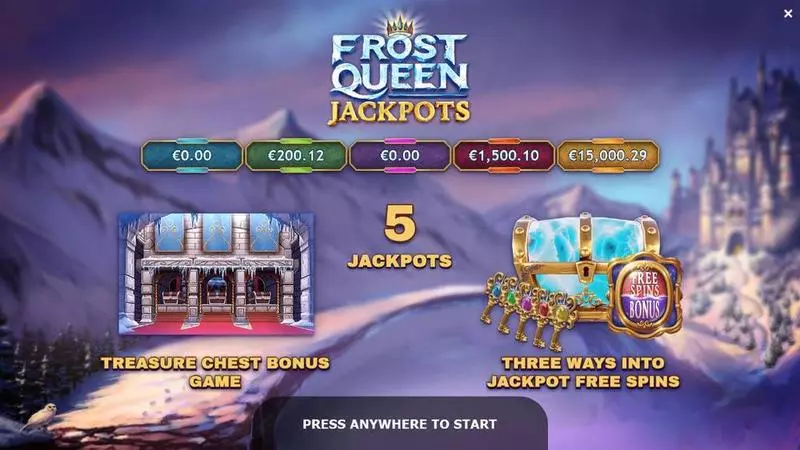 Frost Queen Jackpots Yggdrasil Slot Game released in January 2021 - Free Spins