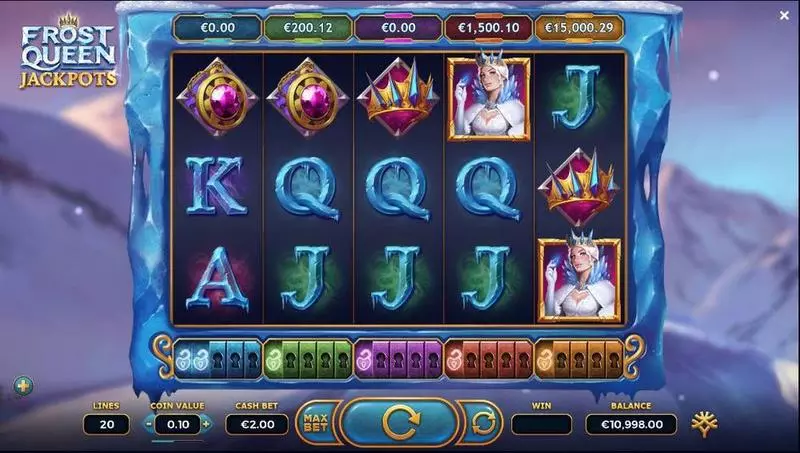 Frost Queen Jackpots Yggdrasil Slot Game released in January 2021 - Free Spins