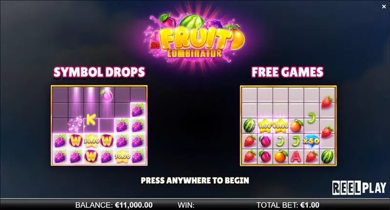 Fruit Combinator ReelPlay Slot Game released in May 2023 - Drop Feature
