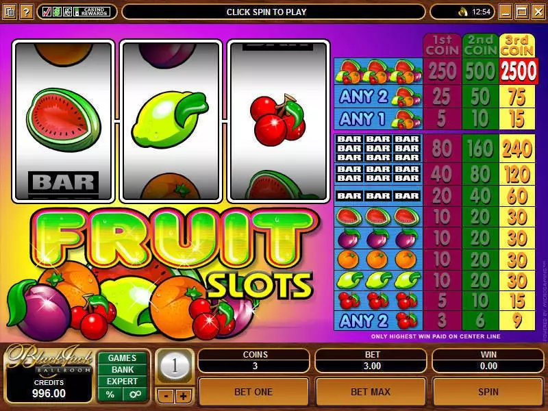 Fruit Microgaming Slot Game released in   - 