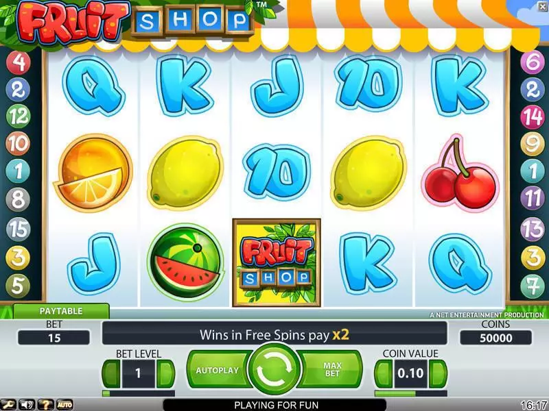 Fruit Shop NetEnt Slot Game released in   - Free Spins
