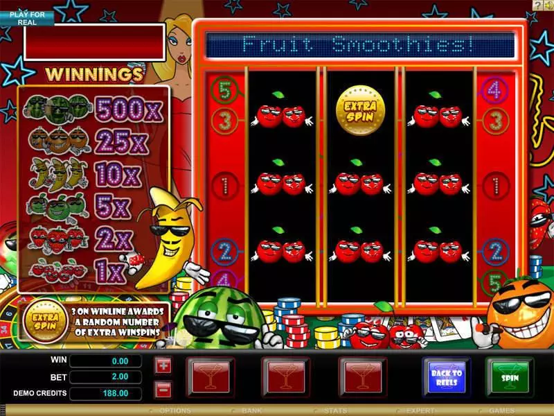 Fruit Smoothie Microgaming Slot Game released in   - Free Spins