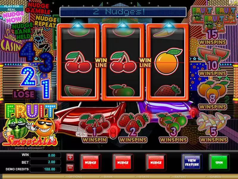 Fruit Smoothie Microgaming Slot Game released in   - Free Spins