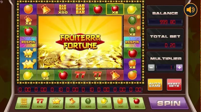 Fruiterra Fortune Booongo Slot Game released in July 2017 - 