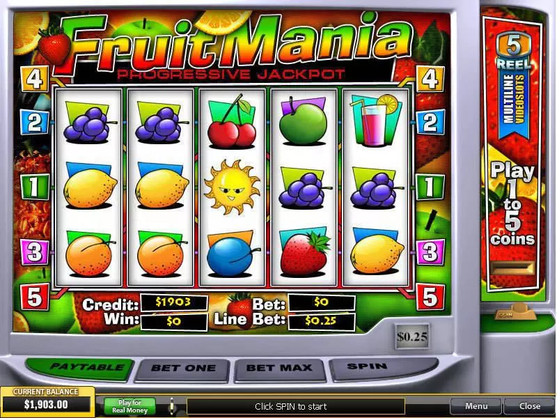 FruitMania PlayTech Slot Game released in   - Second Screen Game