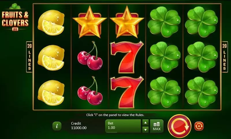 Fruits & Clovers Playson Slot Game released in February 2019 - 
