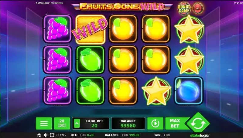 Fruits Gone Wild StakeLogic Slot Game released in September 2017 - Free Spins
