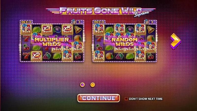 Fruits Gone Wild Supreme StakeLogic Slot Game released in August 2020 - Free Spins