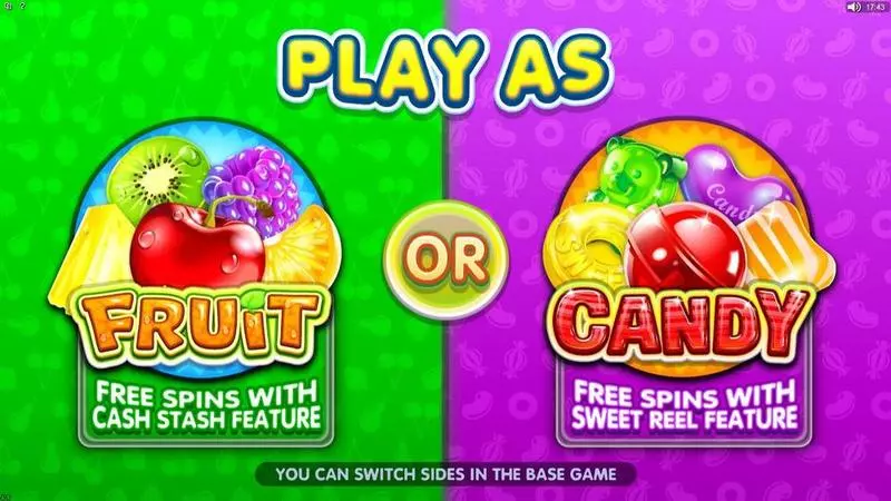 Fruits vs Candy Microgaming Slot Game released in January 2017 - Free Spins