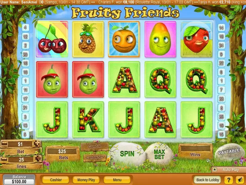 Fruity Friends NeoGames Slot Game released in   - Free Spins