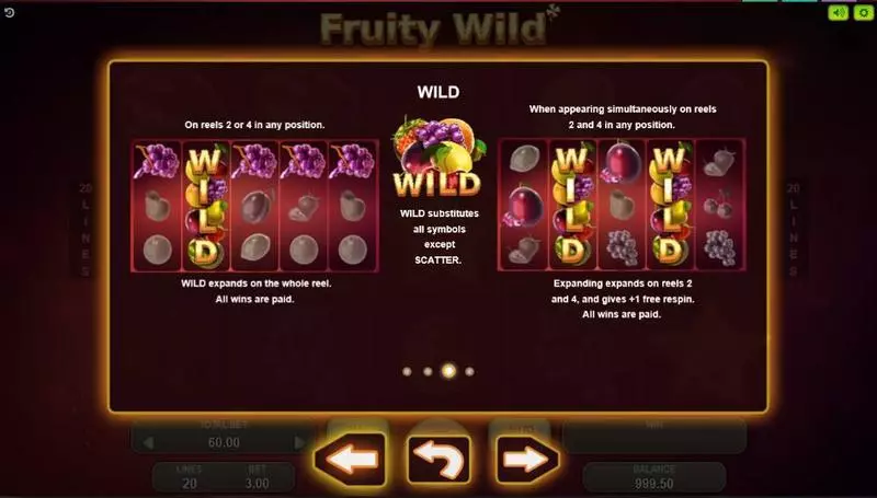 Fruity Wild Booongo Slot Game released in January 2018 - Free Spins