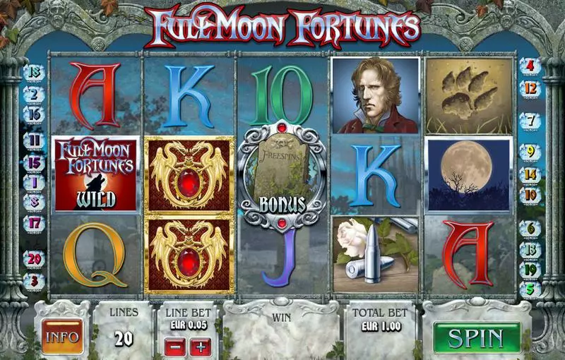 Full Moon Fortunes Ash Gaming Slot Game released in   - Free Spins
