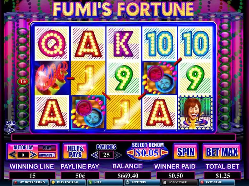 Fumi's Fortune Genesis Slot Game released in December 2009 - Free Spins