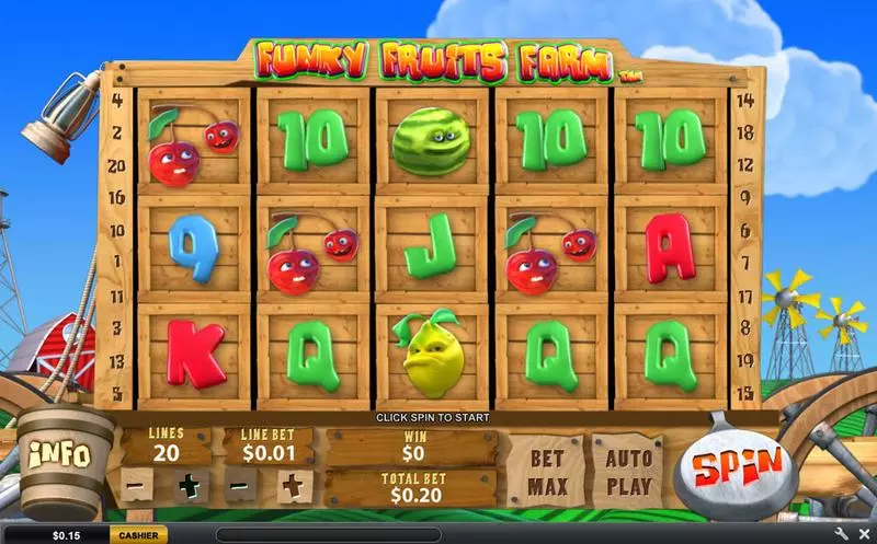 Funky Fruits Farm PlayTech Slot Game released in   - Multi Level