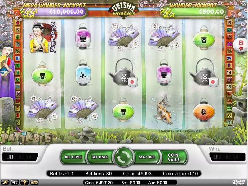 Geisha Wonders NetEnt Slot Game released in   - Free Spins