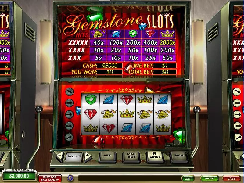 Gemstone PlayTech Slot Game released in   - 