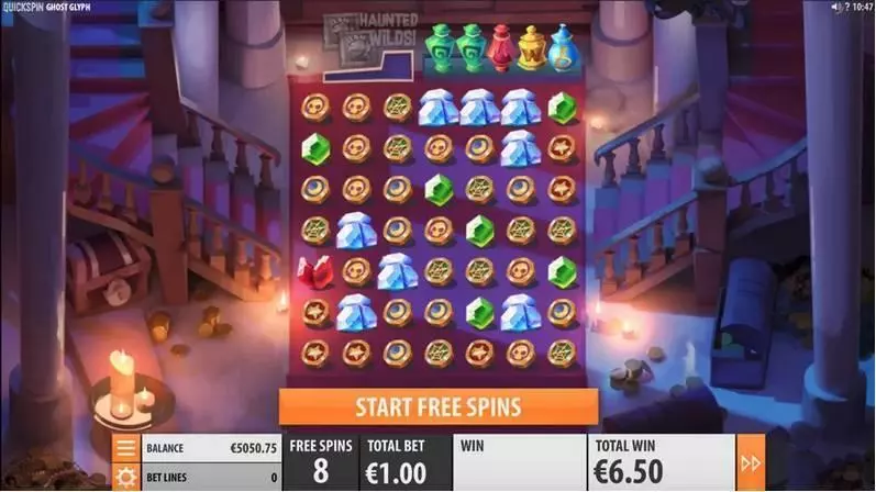 Ghost Glyph Quickspin Slot Game released in September 2020 - Free Spins