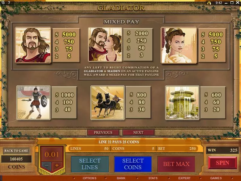 Gladiator Microgaming Slot Game released in   - Free Spins