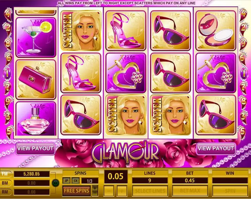 Glamour Topgame Slot Game released in   - Free Spins