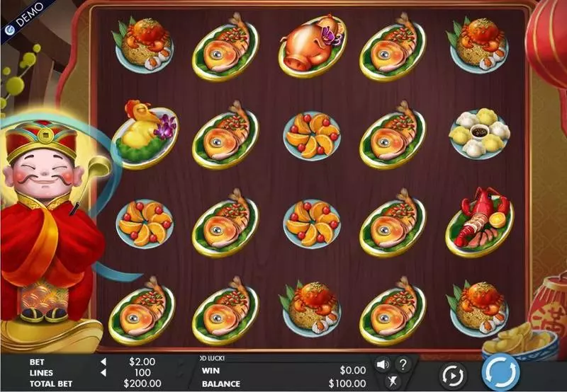 God Of Cookery Genesis Slot Game released in January 2018 - Free Spins