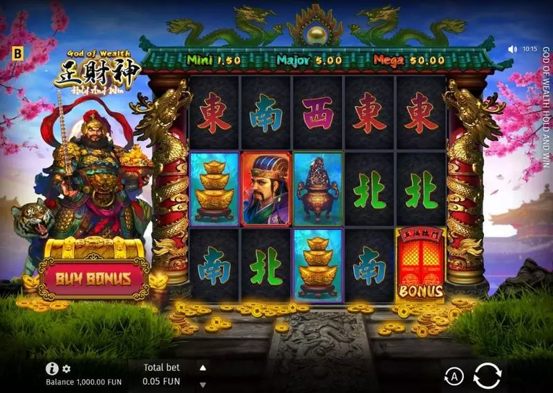 God Of Wealth Hold And Win BGaming Slot Game released in January 2024 - Free Spins