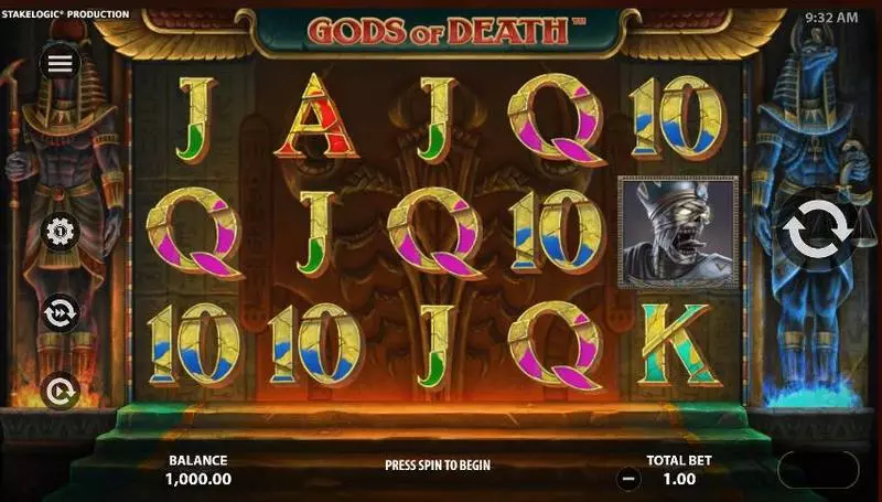 Gods of Death StakeLogic Slot Game released in April 2020 - Free Spins