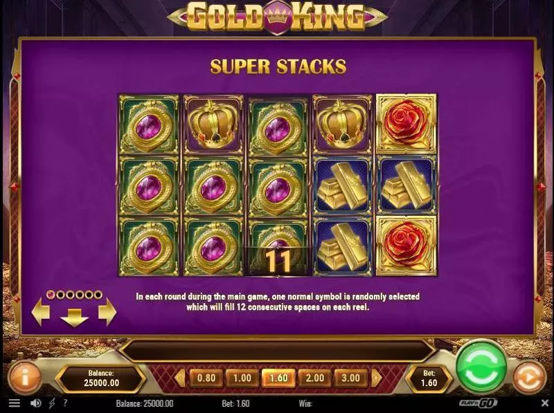 Gold King Play'n GO Slot Game released in March 2018 - Free Spins