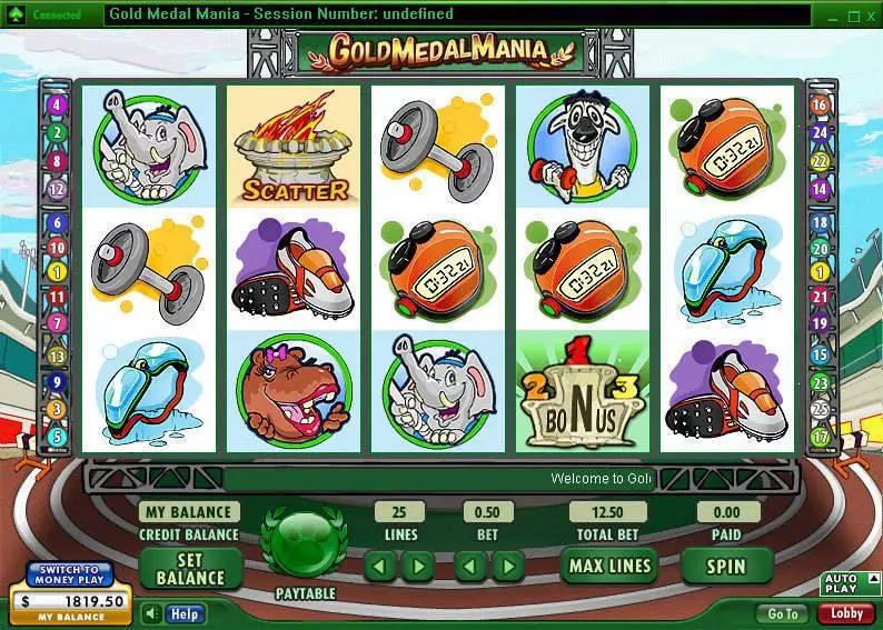 Gold Medal Mania 888 Slot Game released in   - Second Screen Game