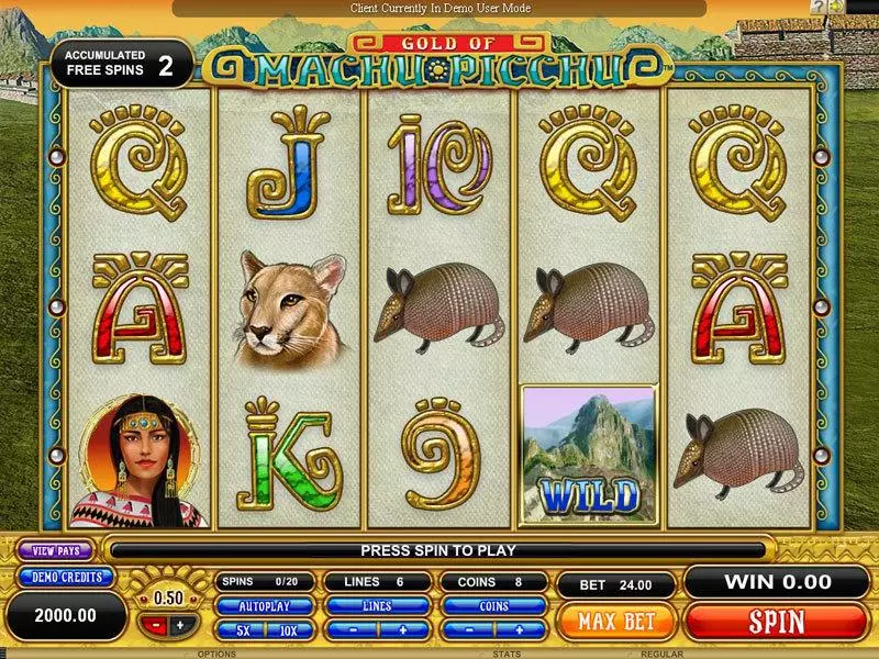 Gold of Machu Picchu Microgaming Slot Game released in   - Free Spins