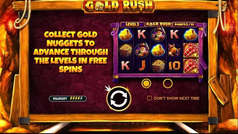 Gold Rush Pragmatic Play Slot Game released in December 2017 - Free Spins