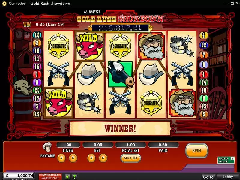 Gold Rush Showdown 888 Slot Game released in   - Second Screen Game