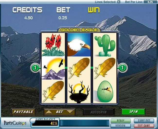 Golden Eagle bwin.party Slot Game released in   - 