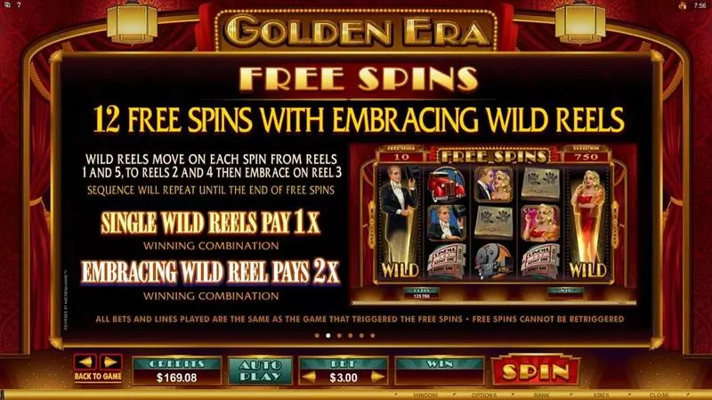 Golden Era Microgaming Slot Game released in February 2015 - Bonus Choice