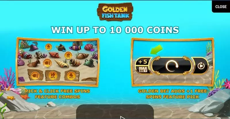 Golden Fish Tank Yggdrasil Slot Game released in February 2016 - Free Spins