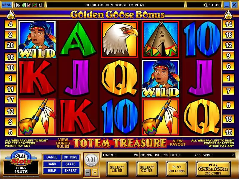 Golden Goose - Totem Treasure Microgaming Slot Game released in   - Free Spins