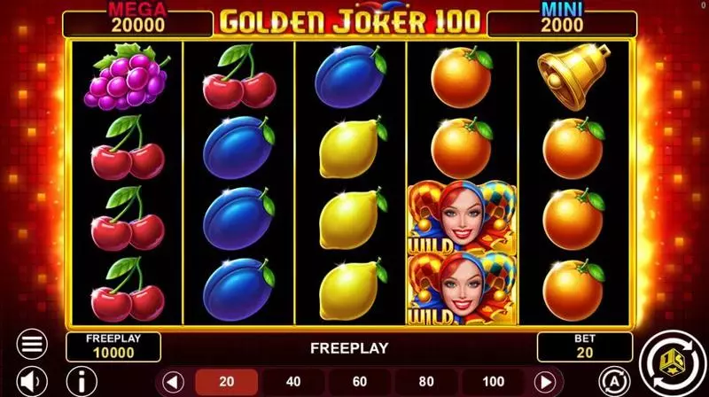 Golden Joker 100 Hold And Win  Slot Game released in January 2024 - Hold and Spin