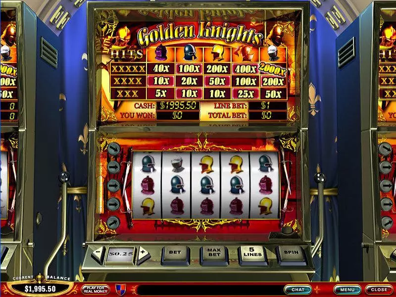 Golden Knights PlayTech Slot Game released in   - 