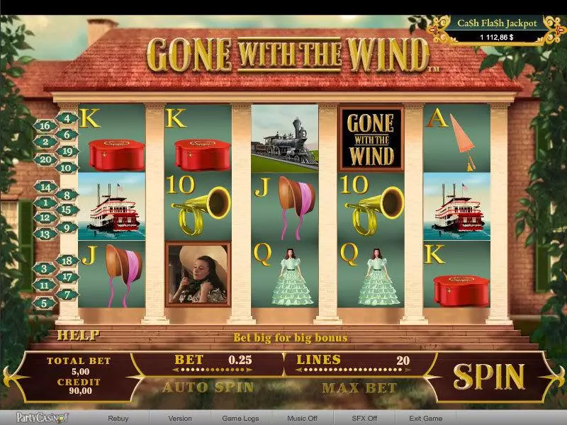 Gone With The Wind bwin.party Slot Game released in   - Free Spins