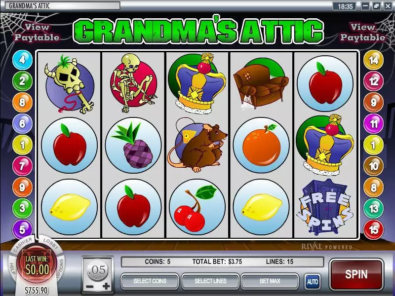 Grandma's Attic Rival Slot Game released in   - Free Spins