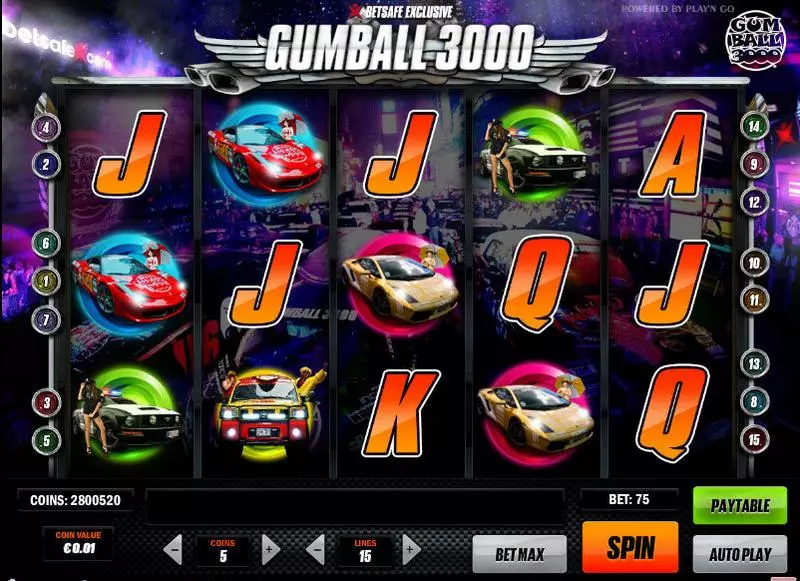 Gumball 3000 Play'n GO Slot Game released in   - On Reel Game