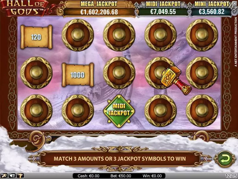 Hall of Gods NetEnt Slot Game released in   - Free Spins