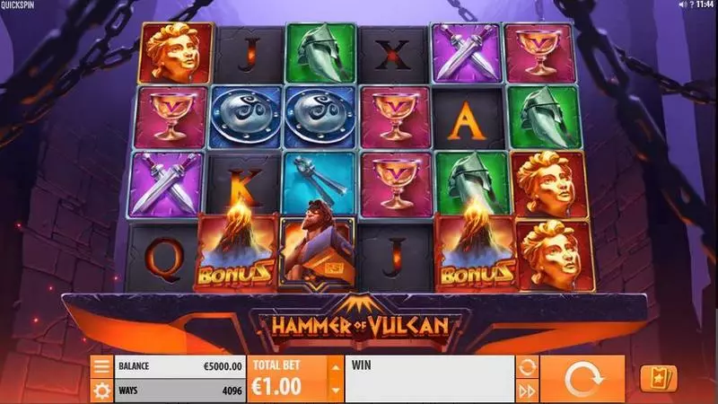 Hammer of Vulcan Quickspin Slot Game released in October 2020 - Free Spins