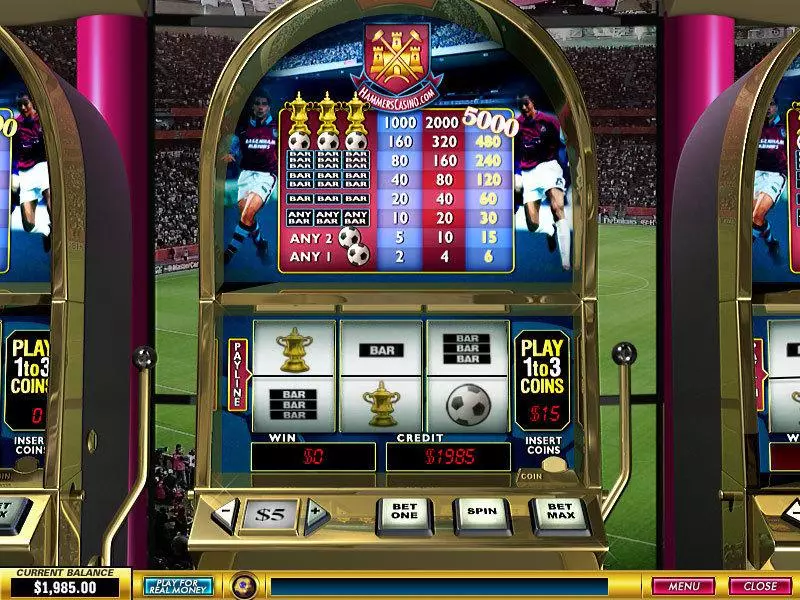 Hammers Casino PlayTech Slot Game released in   - 
