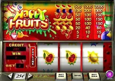 Happy Fruits PlayTech Slot Game released in   - 