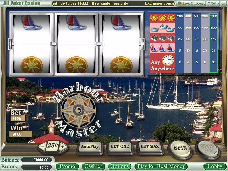 Harbour Master WGS Technology Slot Game released in   - 