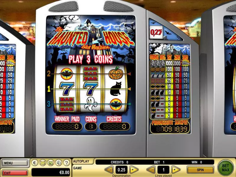 Haunted House GTECH Slot Game released in   - 