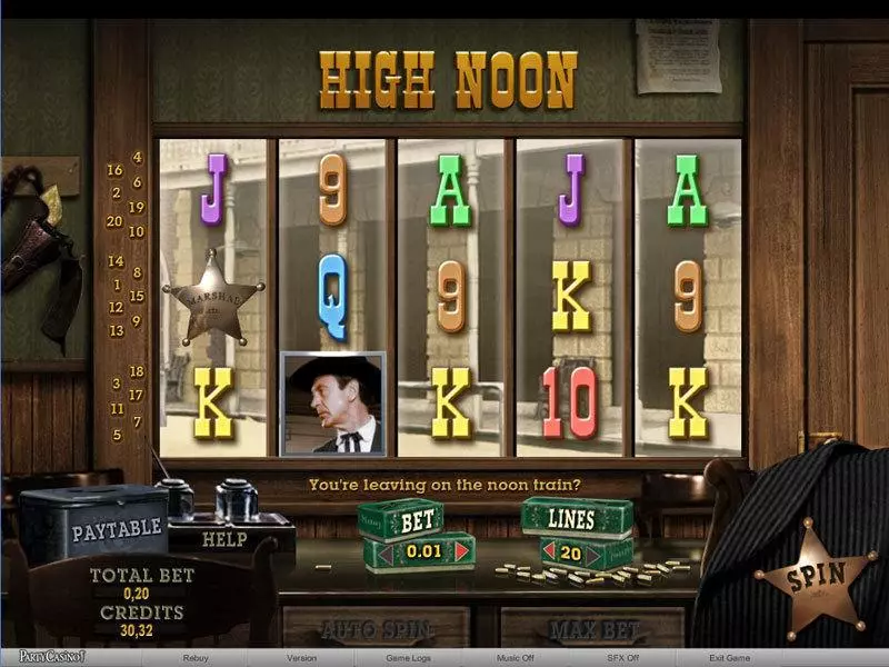High Noon bwin.party Slot Game released in   - Second Screen Game
