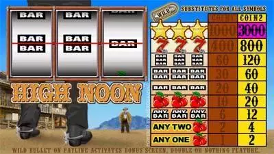 High Noon Microgaming Slot Game released in   - Second Screen Game